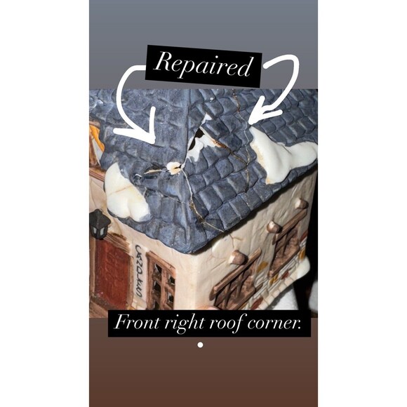 Department 56- Shops of Dickens Village Candle Shop with Box READ … Damage - Picture 9 of 14